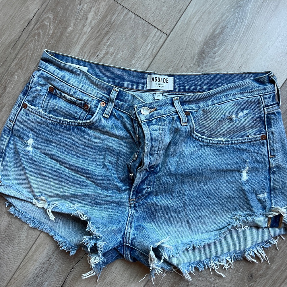 Agolde Parker Vintage Cut Off Short in Swapmeet